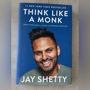 Think Like a Monk Jay Shetty Hardcover Book Train Your Mind Peace Purpose